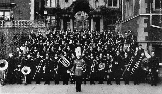 Penn Band yearbook photo from 1936