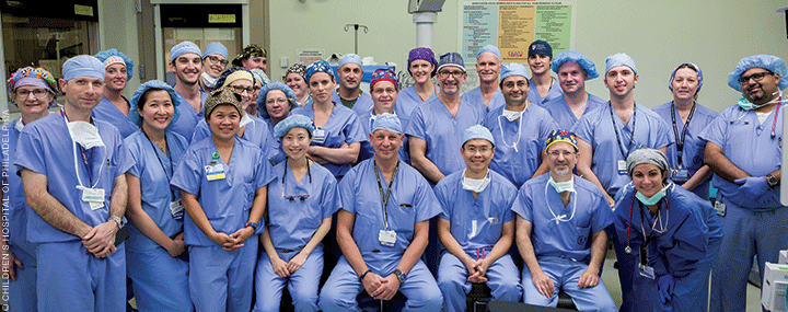 Penn-CHOP surgical team.