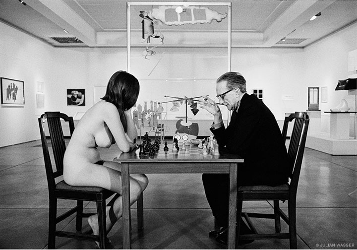 Checkmate: Marcel Duchamp and Eve Babitz at the Pasadena Art Museum (1963, Time, which never used the photo).