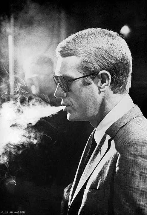 Steve McQueen on the set of Love with the Proper Stranger (1963, Time).