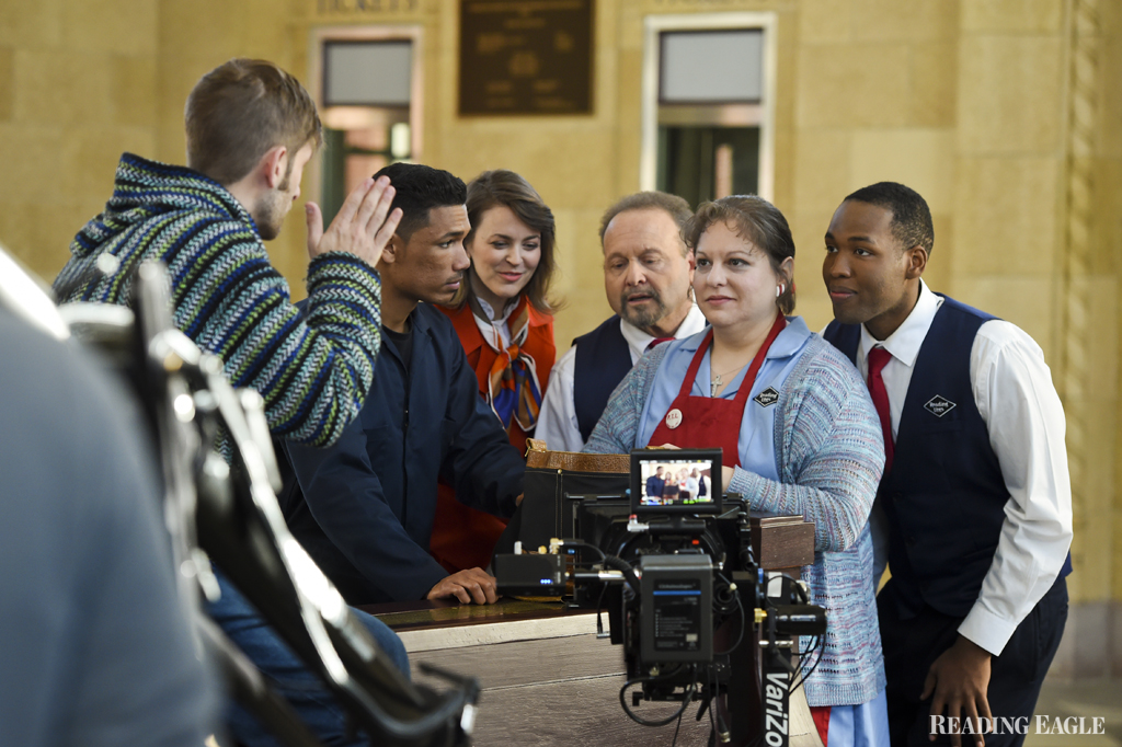 TV Filming at Franklin Street Station