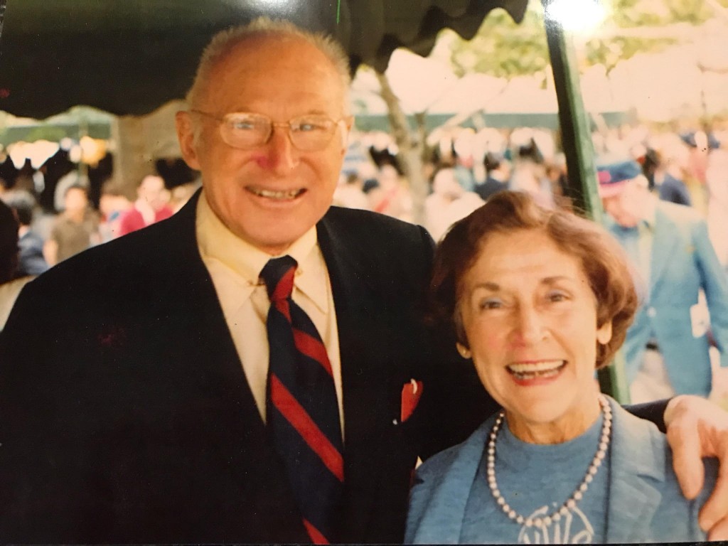 George Munger with his wife Viola, at Penn (courtesy of Andrea Wieland)