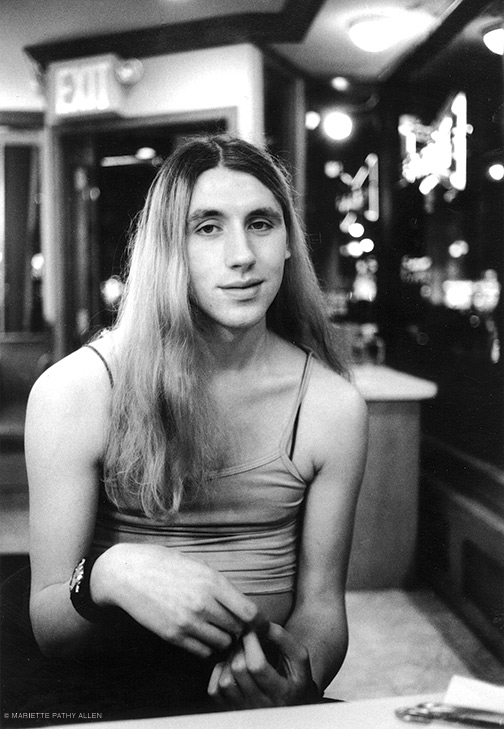“Kiwi at a coffee shop, NYC.” 2002. From The Gender Frontier (2003).