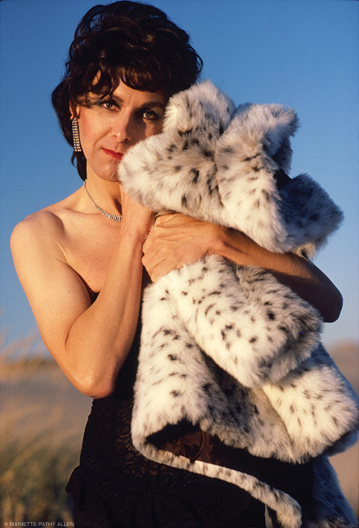 “Valerie at the End of a Glamour Session.” 1986. From Transformations.