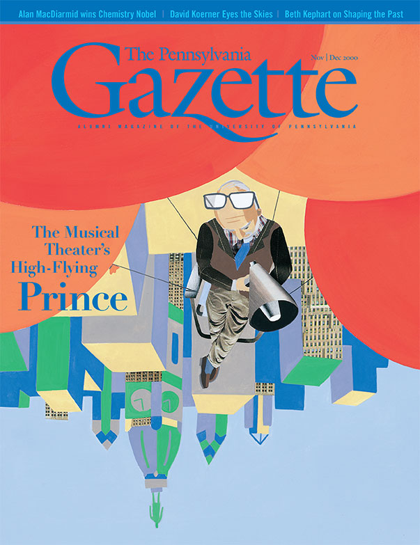 November/December 2000 cover image, titled "The Musical Theater's High Flying Prince."