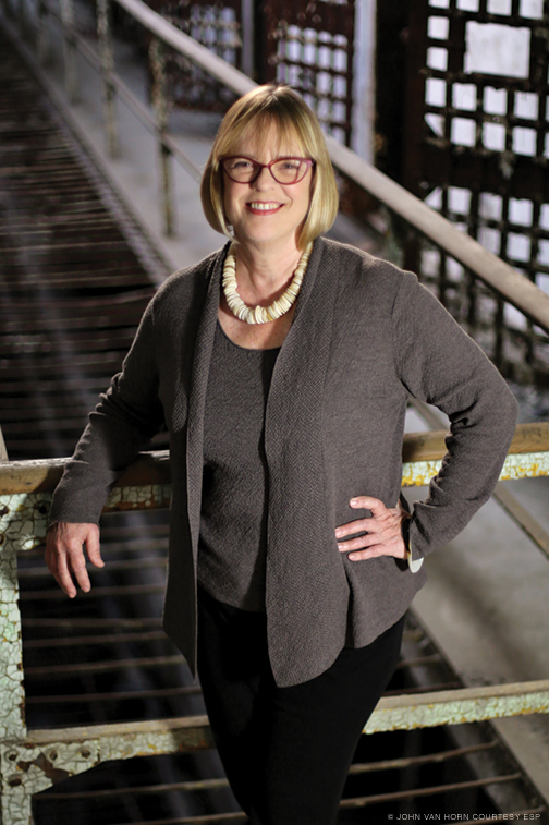 Photo of Sara Jane "Sally" Elk at Eastern State Penitentiary.