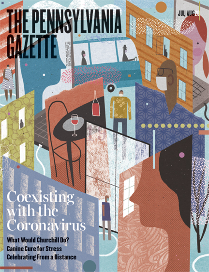 Cover of the July-August issue of the Pennsylvania Gazette