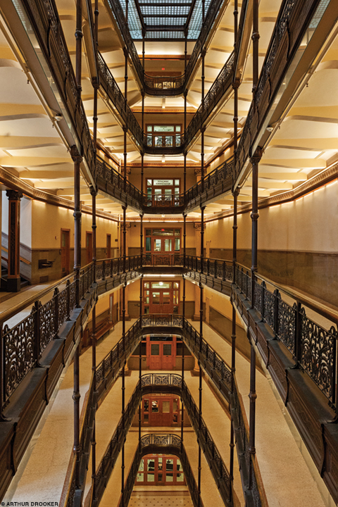 Inside Milwaukee City Hall. Photo by Arthur Drooker.