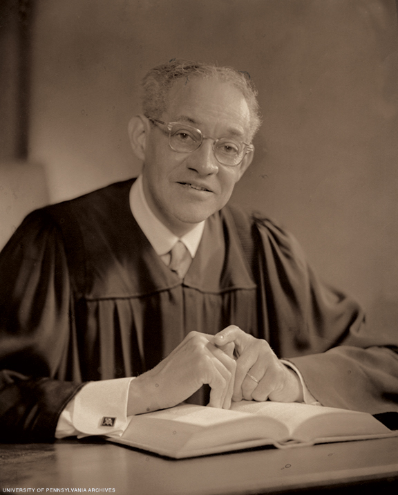 Archival photo of Raymond Pace Alexander as a judge