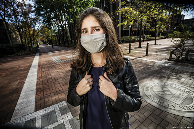 Photo of Allison Gelfarb on Penn campus