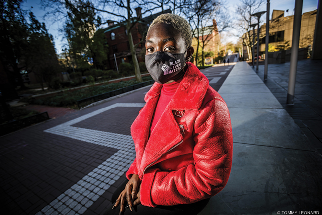 Photo of Stephanie Hasford on Penn campus