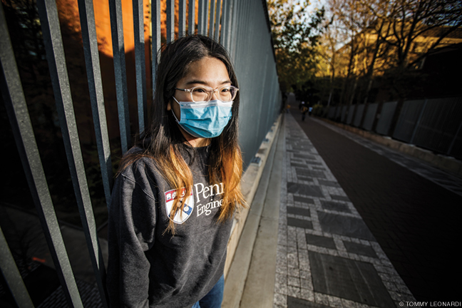 Photo of Phuong Vu on Penn campus