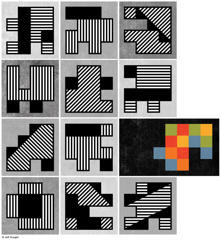 Abstract illustration depicting an orphan disease