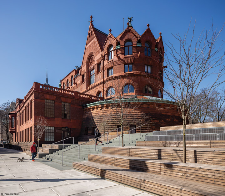 Photo of Fisher Fine Arts Library and Weitzman Pavilion