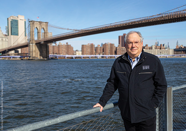 Photo of Hank Gutman at Brooklyn Bridge Park