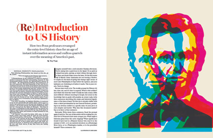 Opening spread from print version