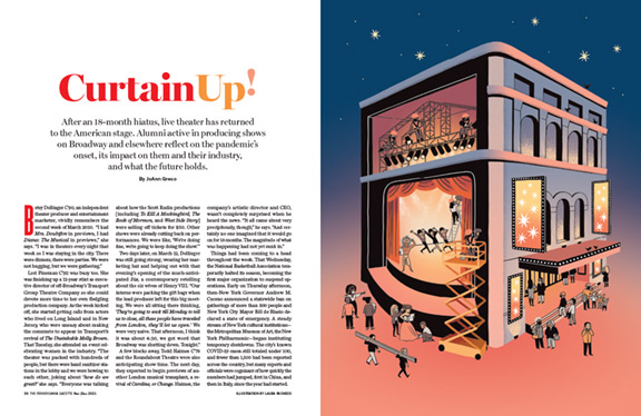 Thumbnail image of opening spread for the print version of this feature